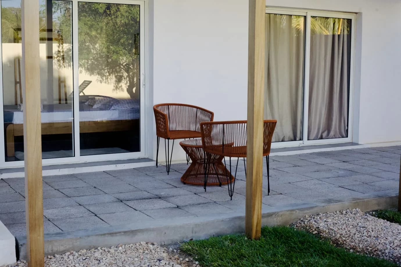Terrasse de la Villa Ravintsara